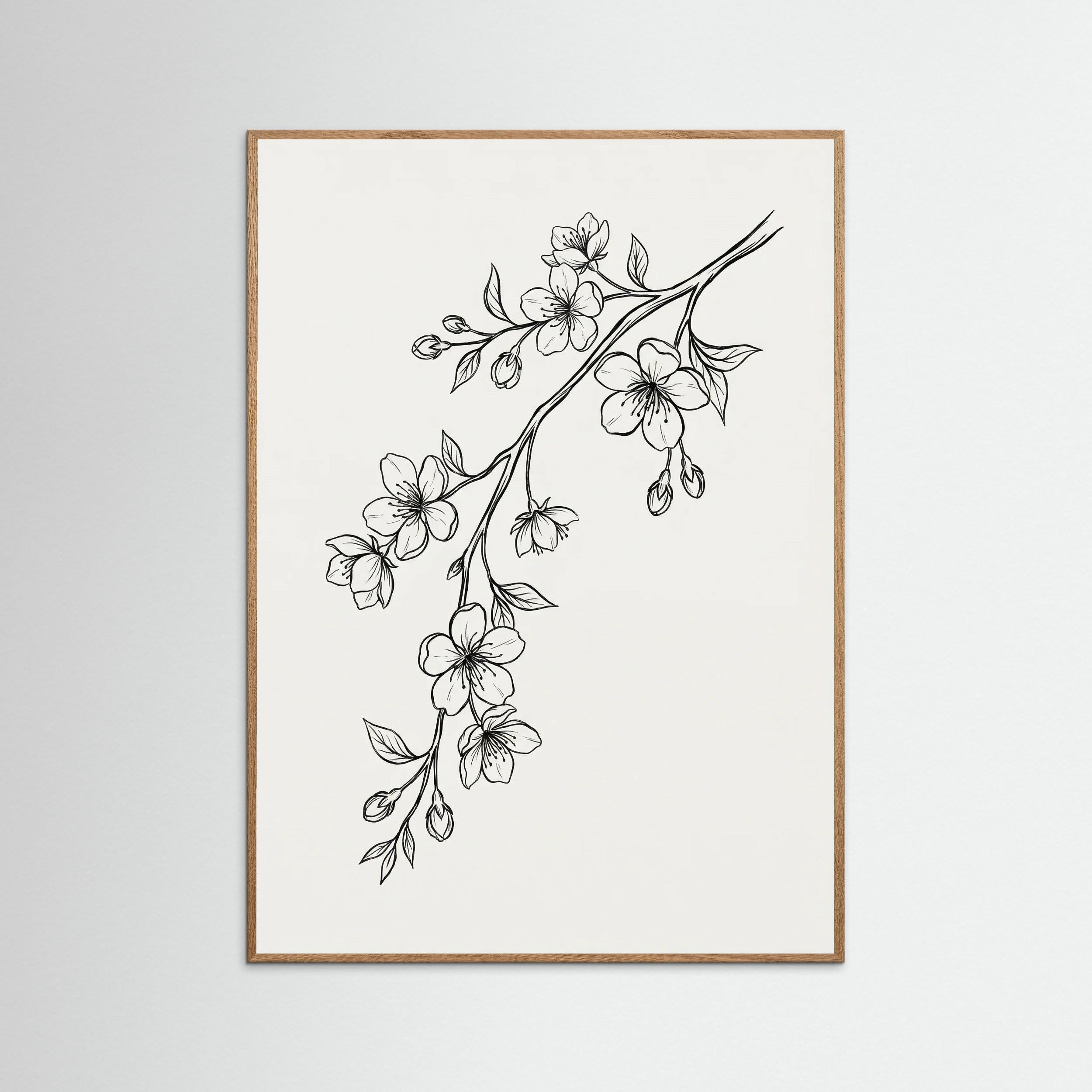 Oak Nature Elegant Florals