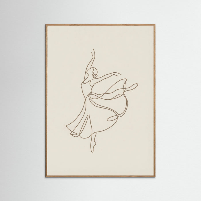 Oak Nature Elegant Line Figure
