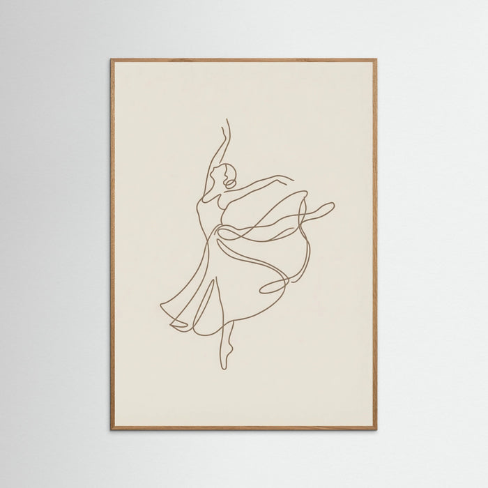 Oak Nature Elegant Line Figure