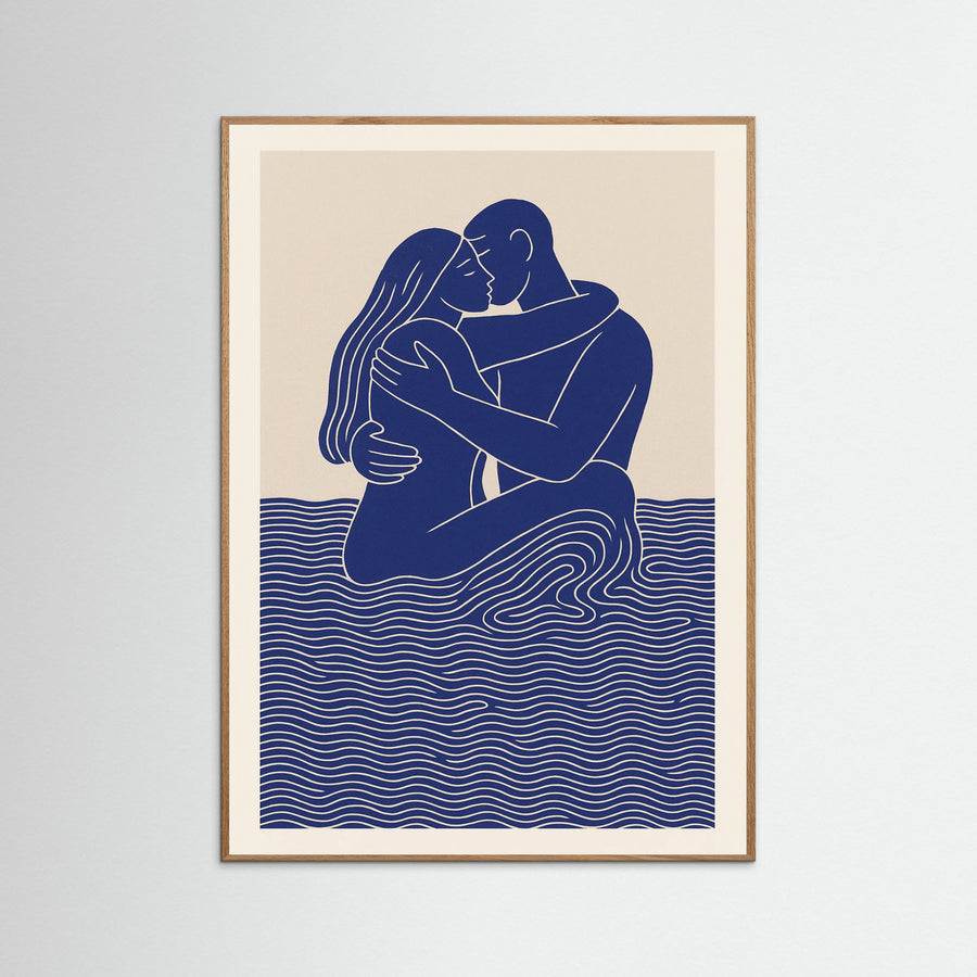Embrace in Blue