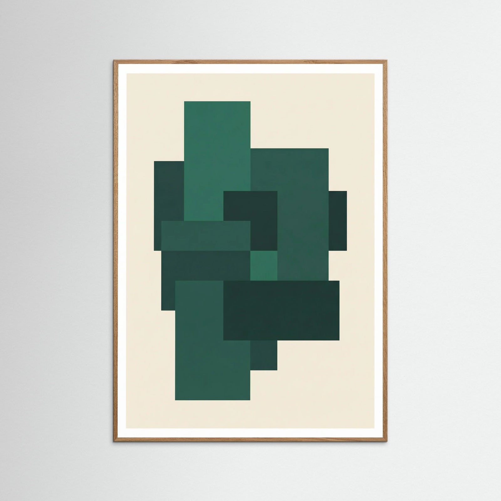 Oak Nature Emerald Concentric Harmony