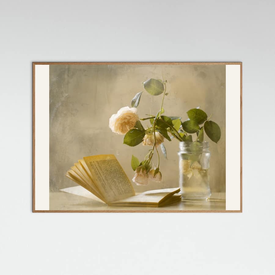 Enjoying a Rainy Day -juliste – juliste ja taidepainatus