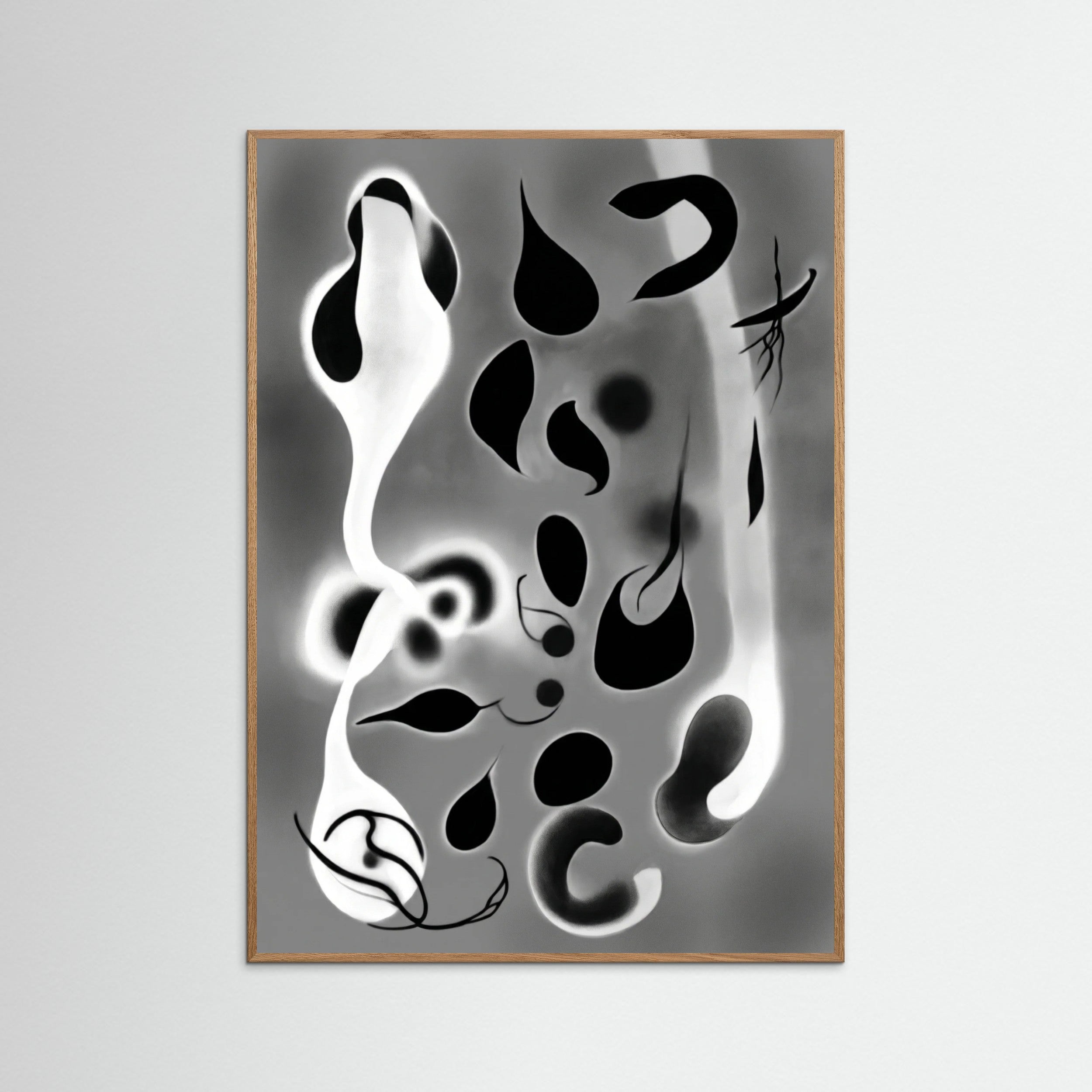 Oak Nature Ethereal Forms Gray