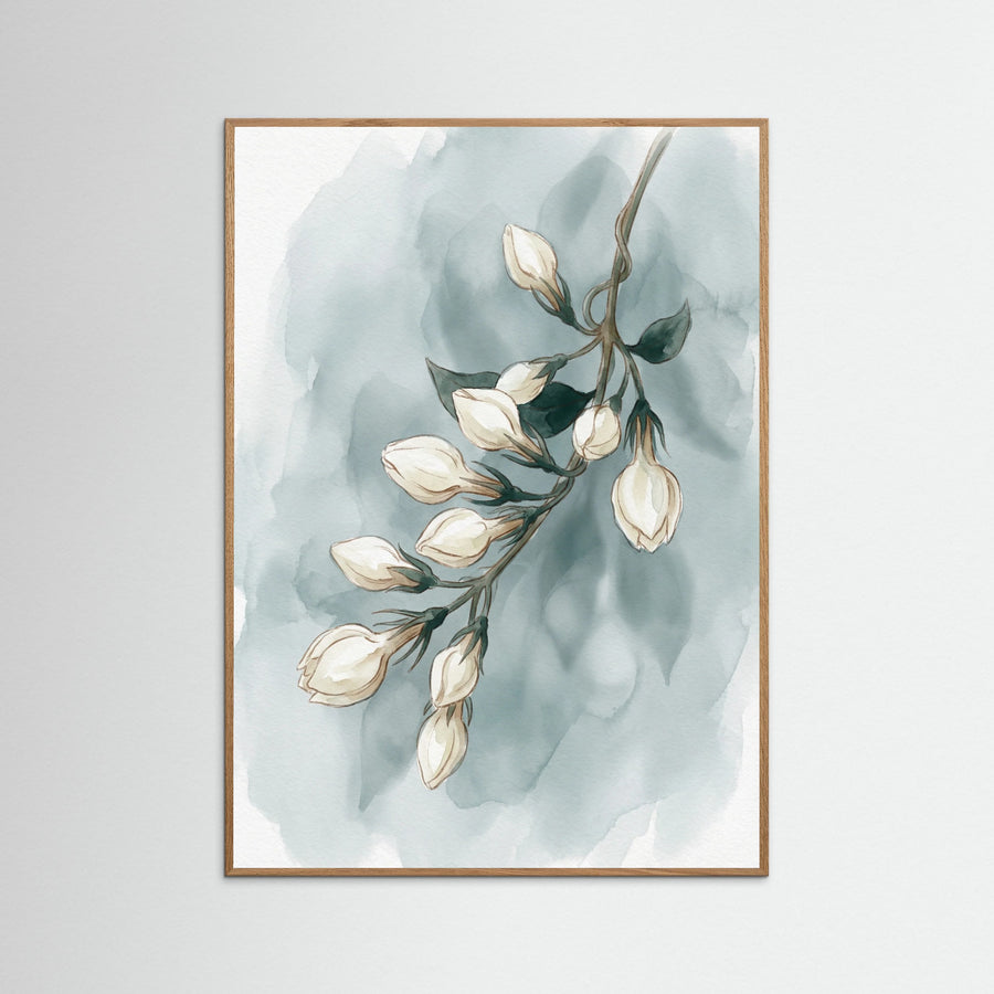 Ethereal White Bloom
