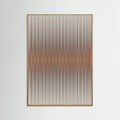 Euphoria - Gray and Orange Poster – plakat og kunsttryk