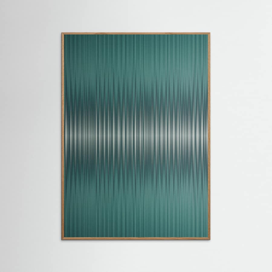 Póster Euphoria - Green and White – póster e impresión artística