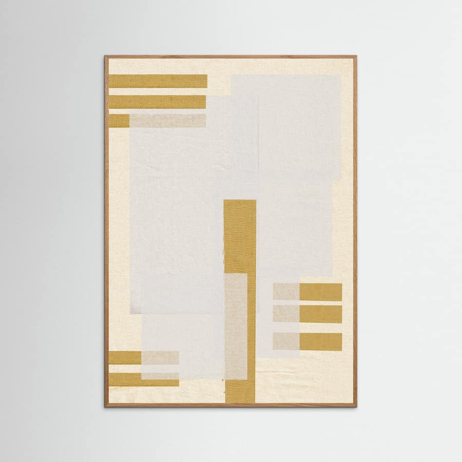 Fabric Pattern Collage No.2 Poster