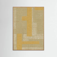 Oak Nature Fabric Pattern Collage No.4 Poster