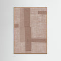 Oak Nature Fabric Pattern Collage No.5 Poster