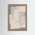 Oak Nature Fabric Pattern Collage No.7 Poster