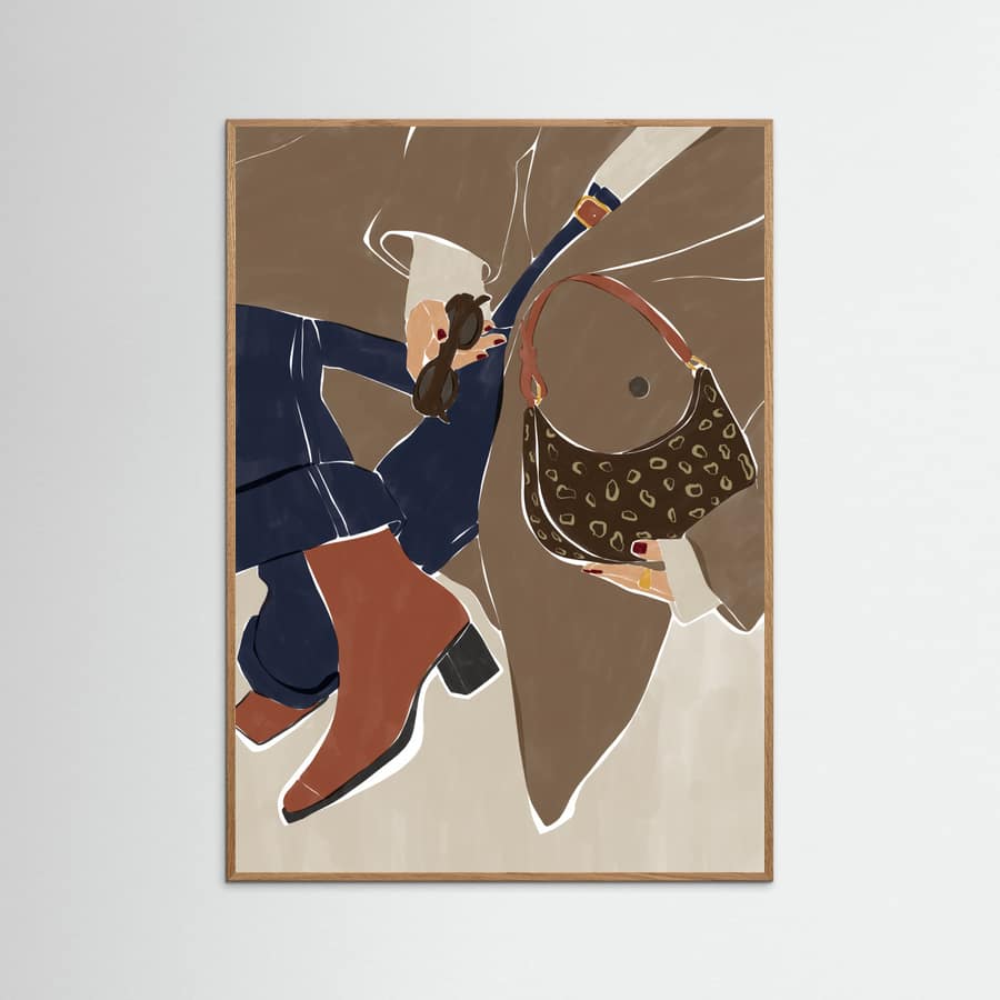 Poster Fall Fashion Vibes Art Print By Ivy Green Illustrations