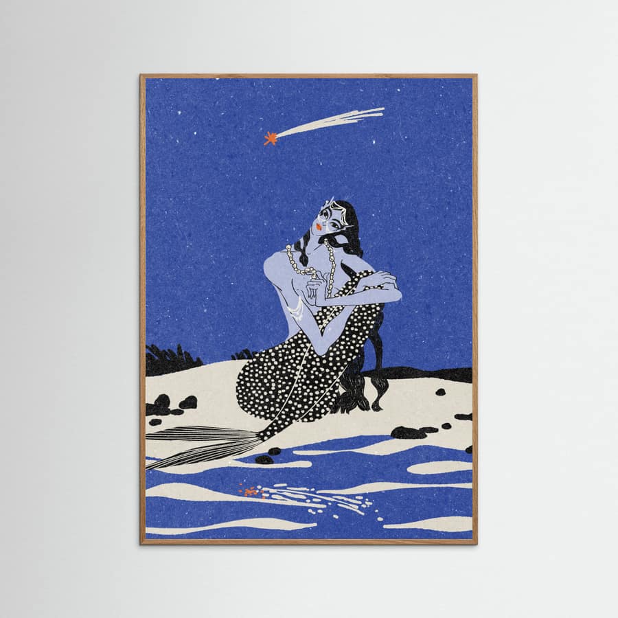 Falling star Poster – Poster und Kunstdruck