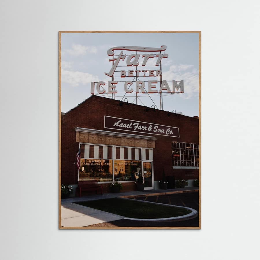 Farr Better Ice Cream Poster – plakat og kunsttryk