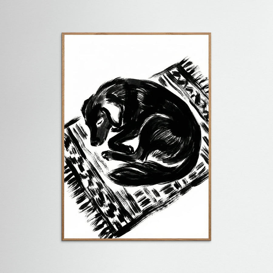 Feline Repose Black