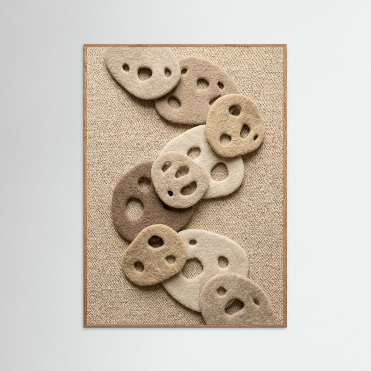 Oak Nature Felted Contour Study