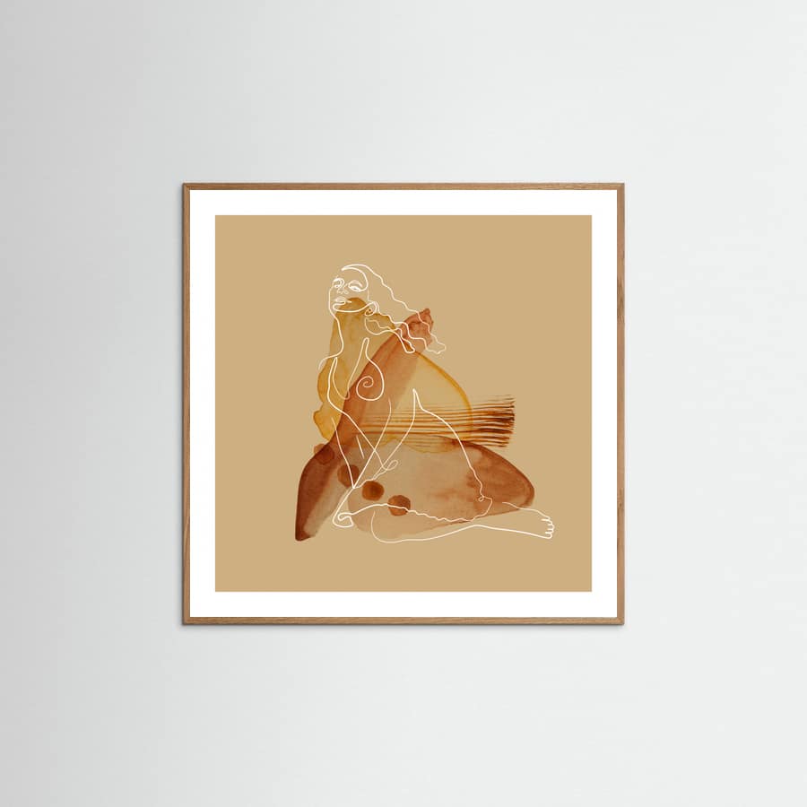 Feminine Watercolor4 Poster – poster and art print