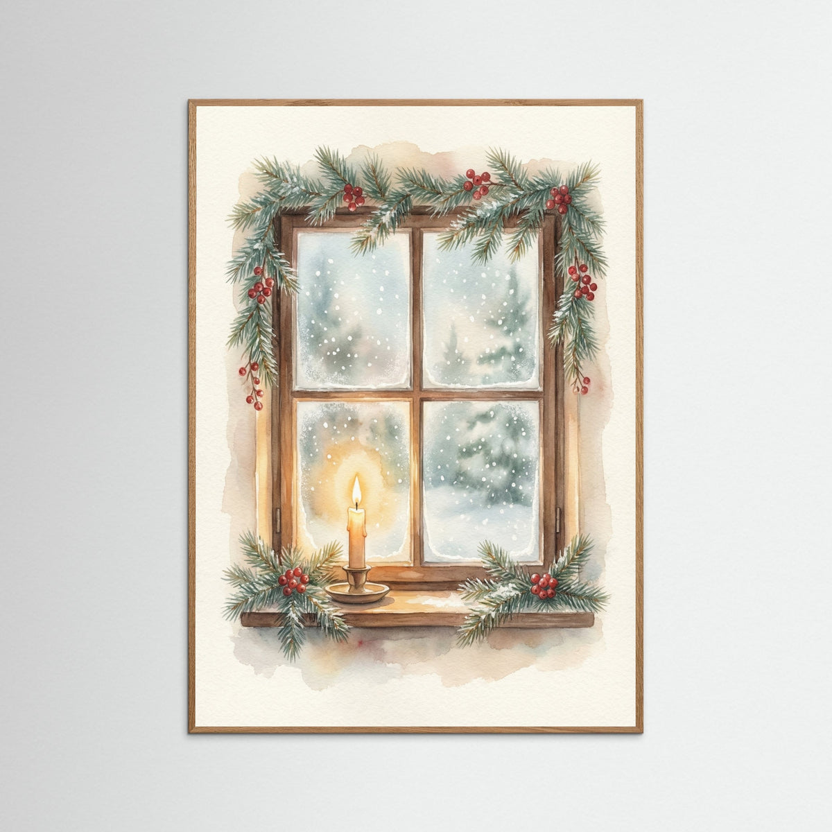 Oak Nature Festive Lantern