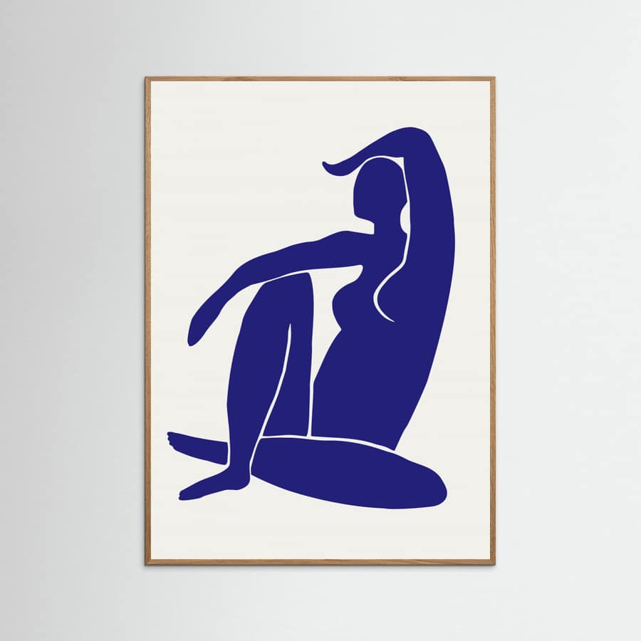 Figure Bleu Poster