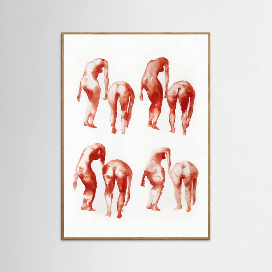 Figure Motion Study 2x4 Poster