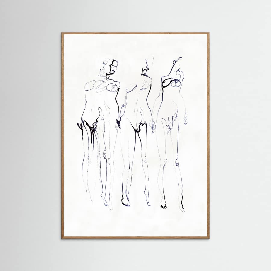 Figure Study 00 Poster – plakat og kunsttryk