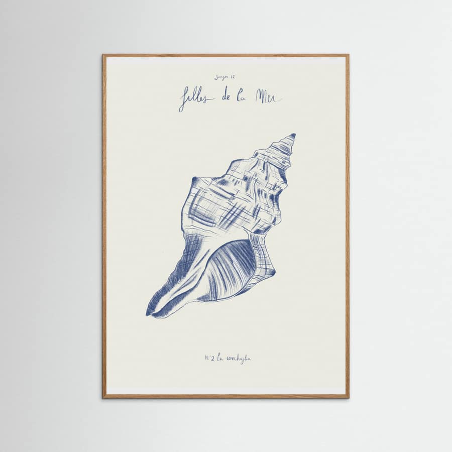 Plakat Filles de la mer n.2 - La conchiglia