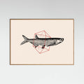 Fish In Geometrics Nº2 Poster – plakat og kunsttryk