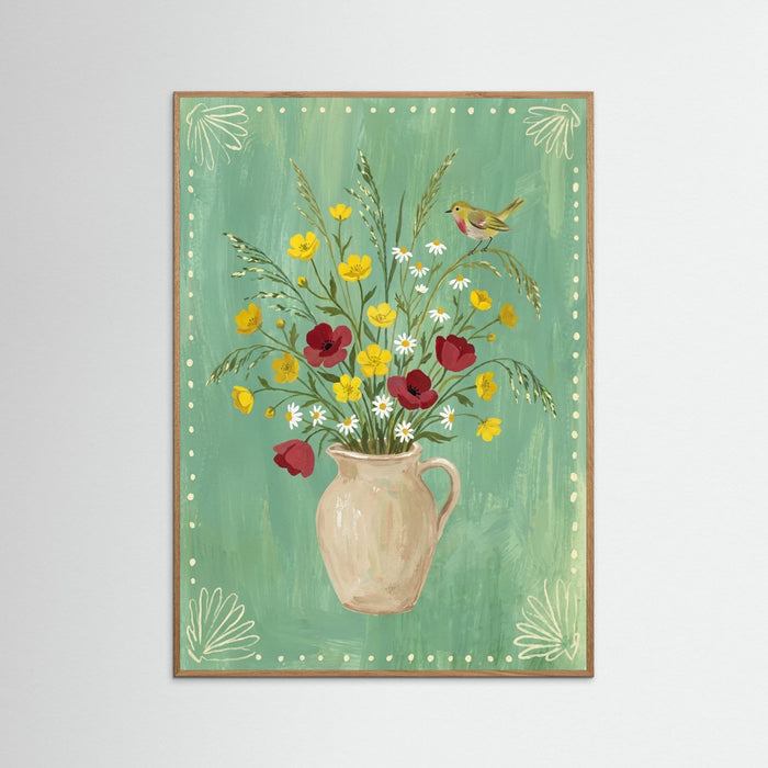 Oak Nature Floral Embrace