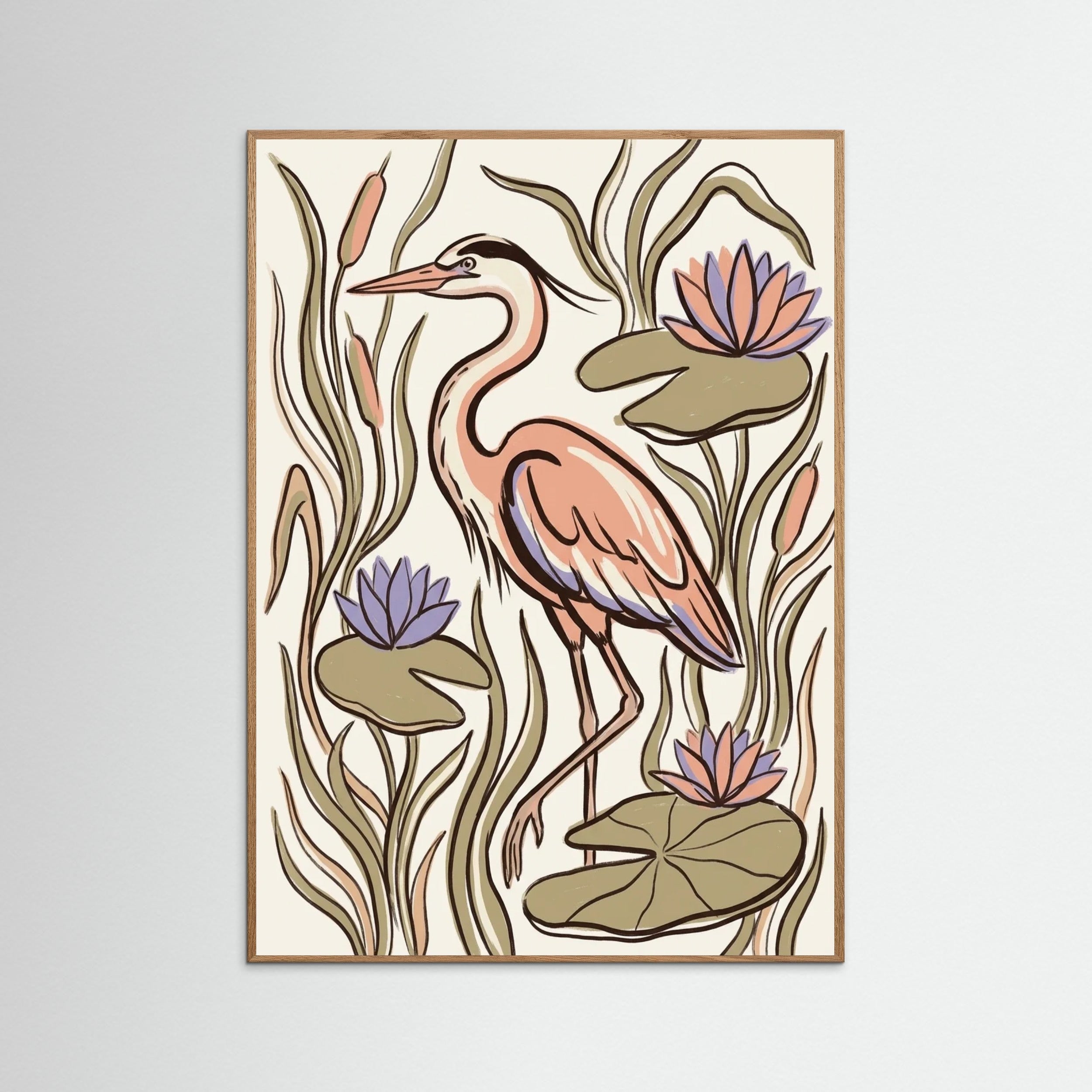 Oak Nature Floral Embrace