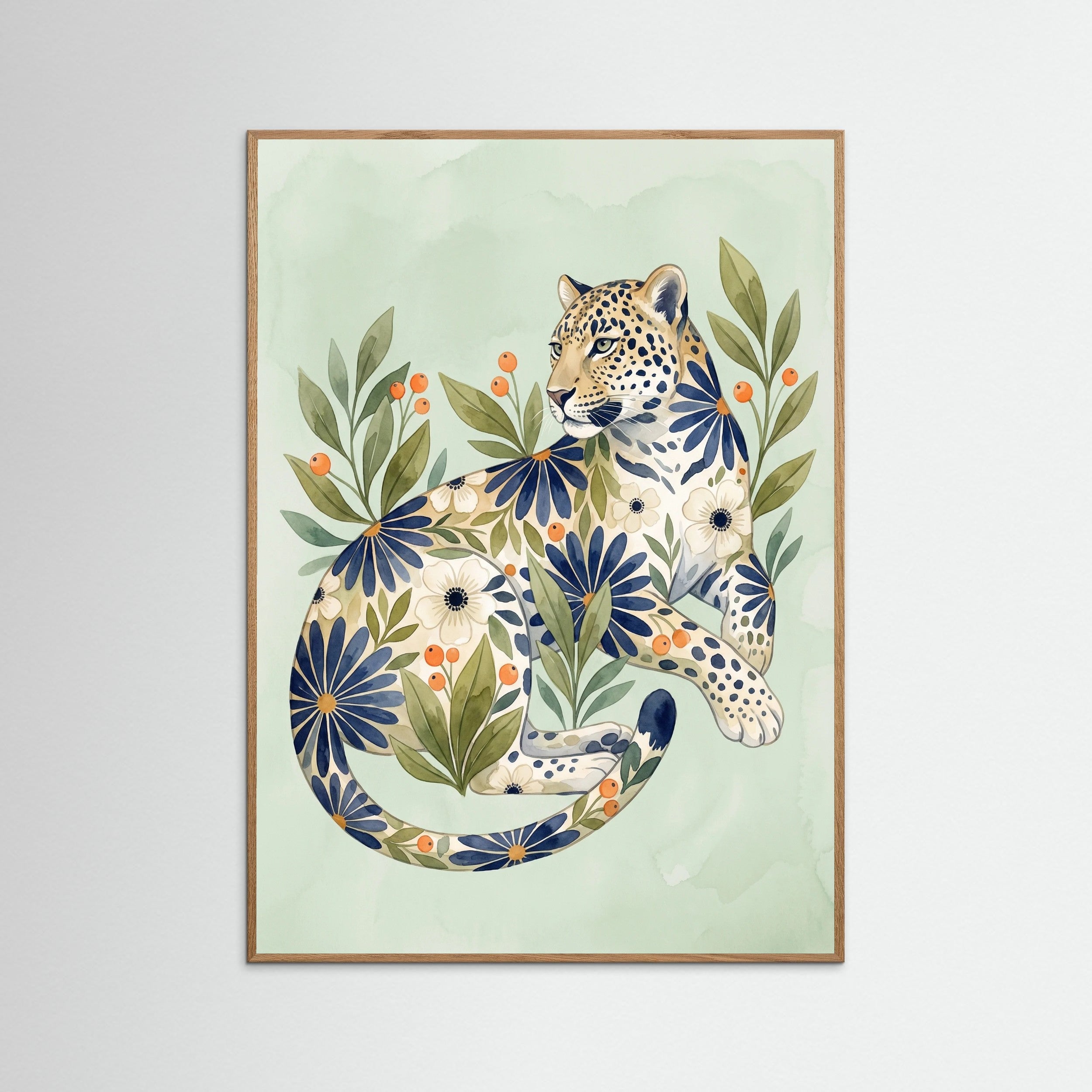 Oak Nature Floral Kimono Figure