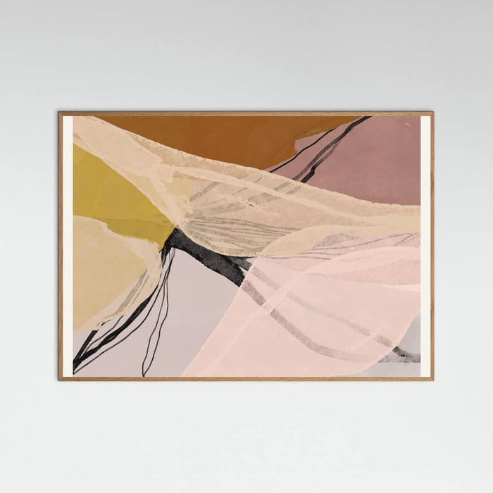 Floral Layers Poster – plakat og kunsttryk