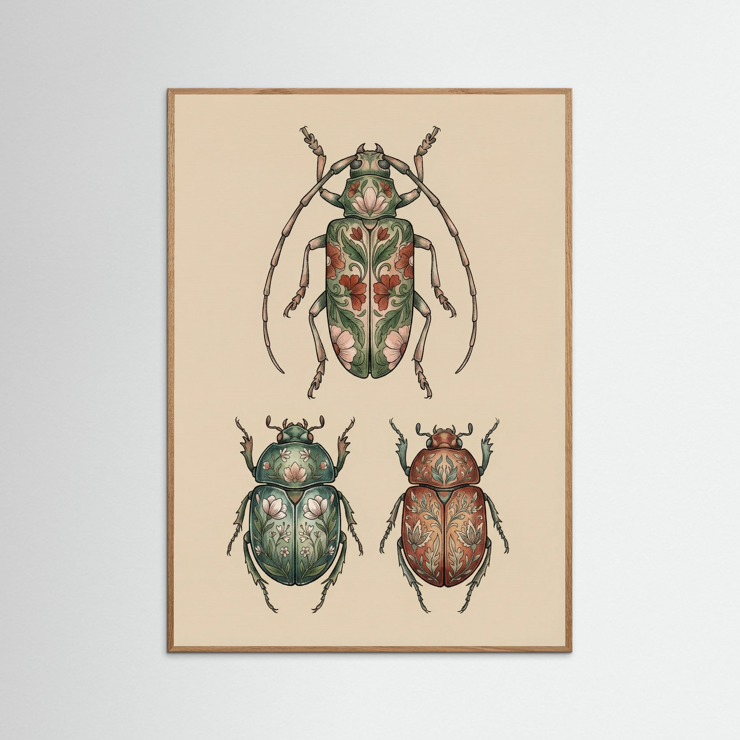 Oak Nature Floral Moths