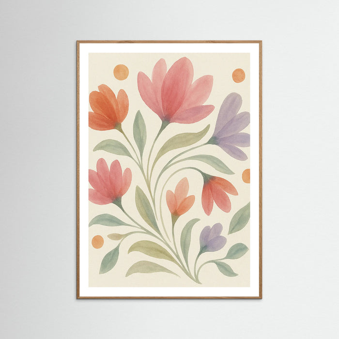 Oak Nature Floral Symphony