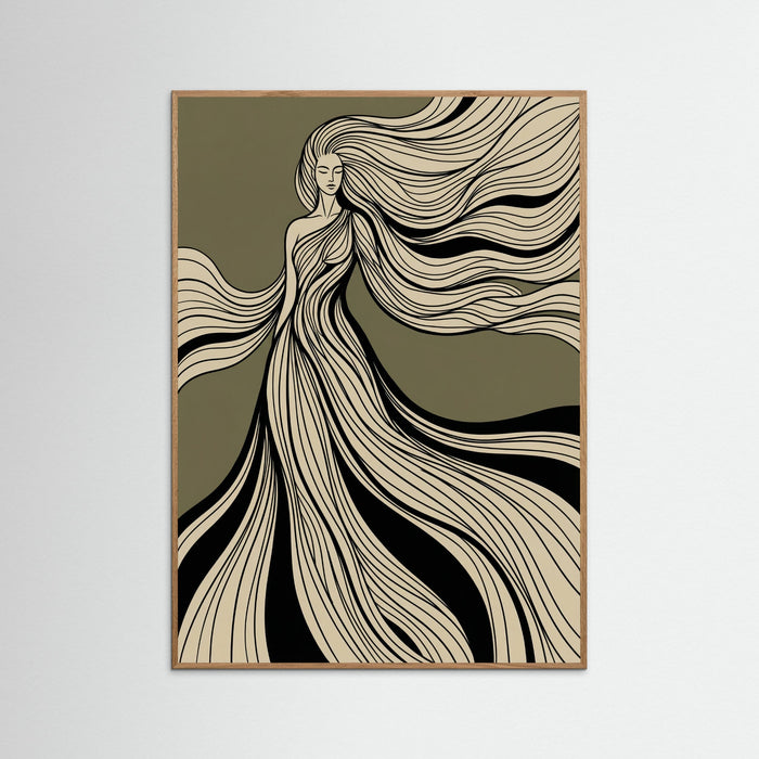 Oak Nature Flowing Embrace