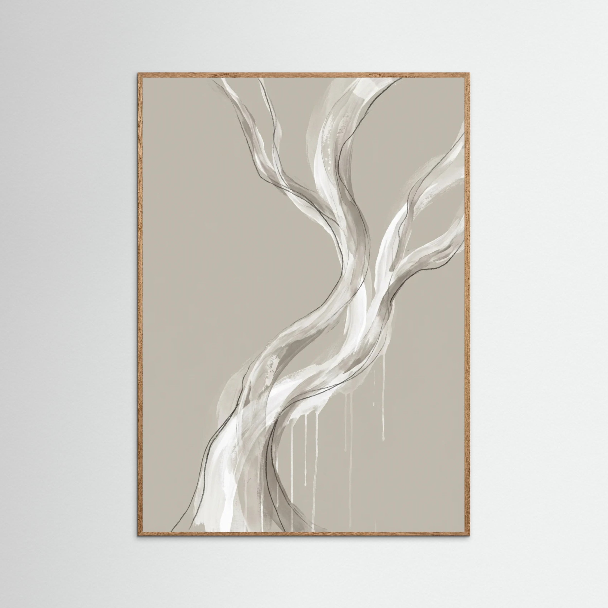 Oak Nature Flowing Serenity