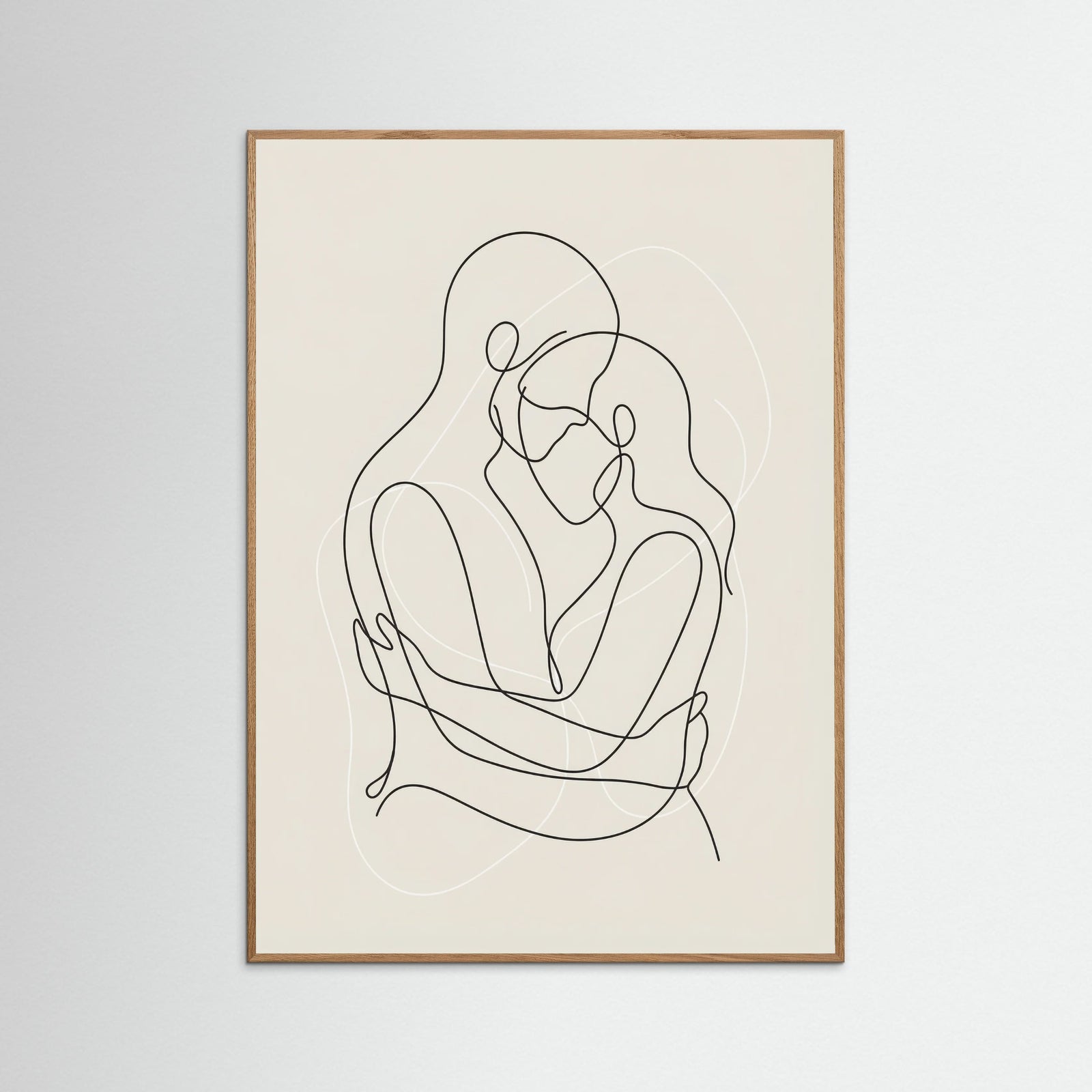 Oak Nature Fluid Contours Beige