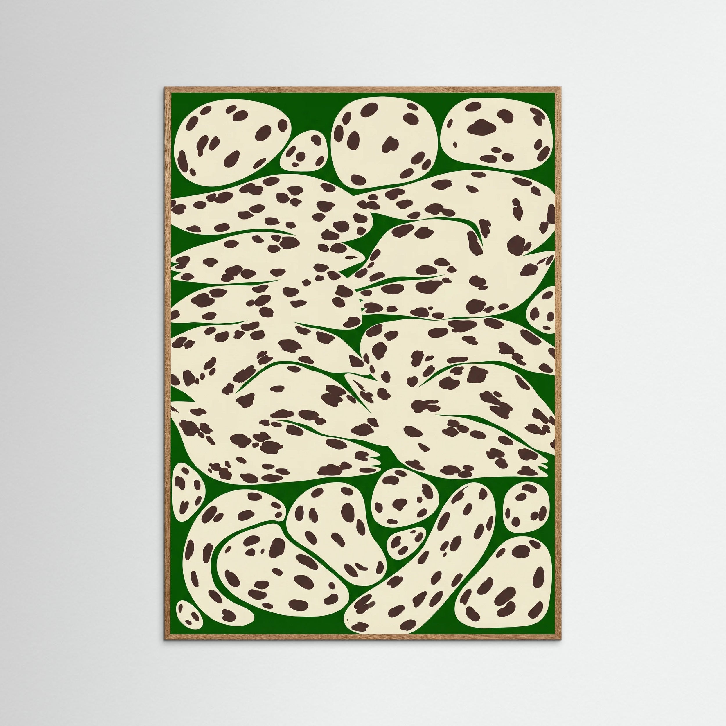 Oak Nature Fluid Spot Pattern