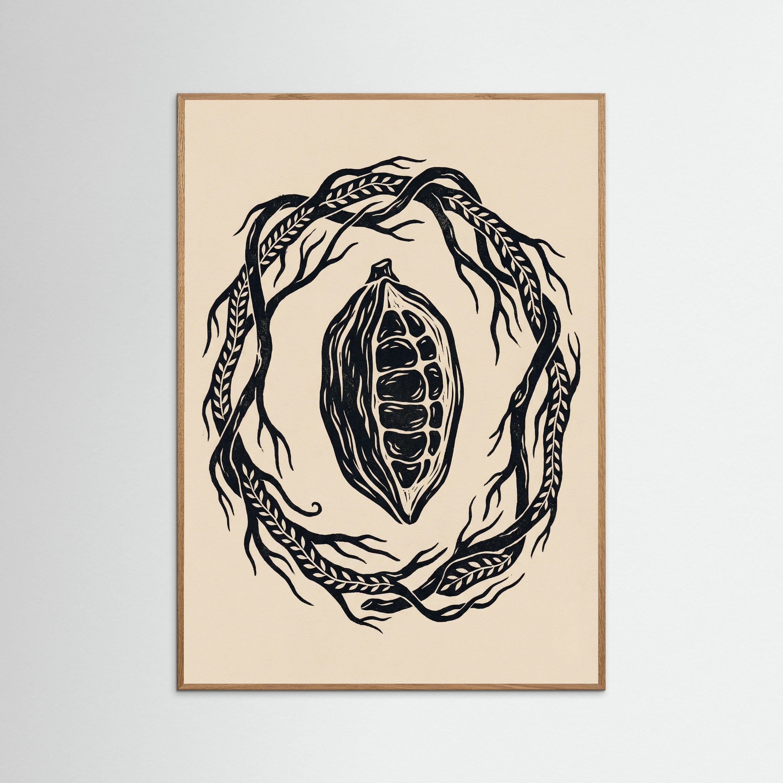 Oak Nature Foliage Frame