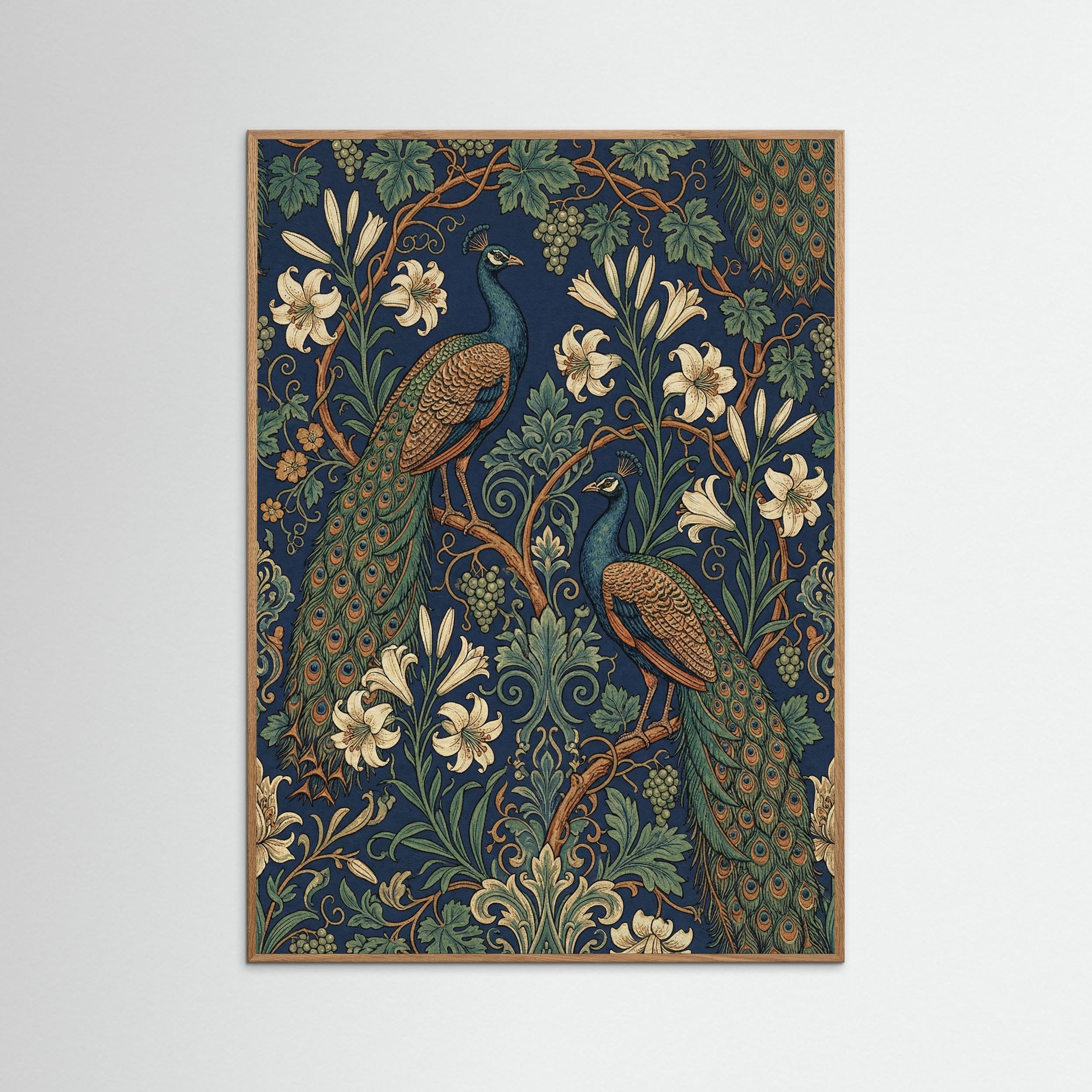 Oak Nature Forest Fauna Tapestry