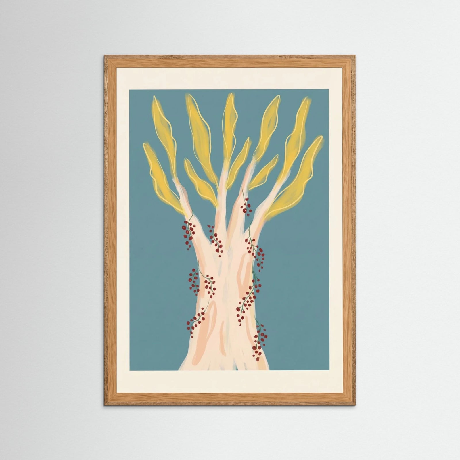 Oak Nature Fountain Flora Burst