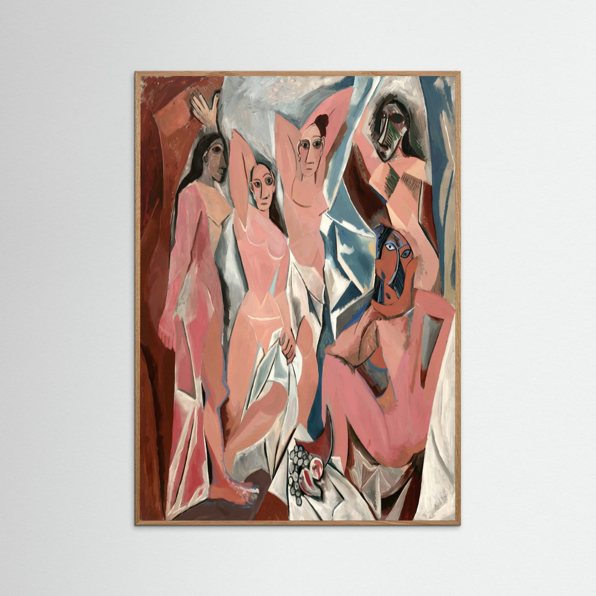 Oak Nature Fragmented Figures