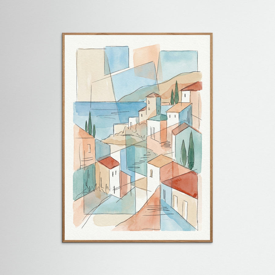 Fragmented Mediterranean View