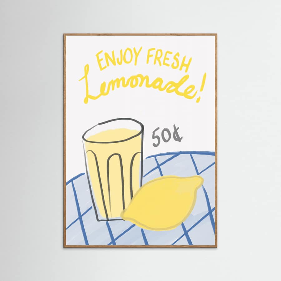 Fresh Lemonade Poster – poster and art print