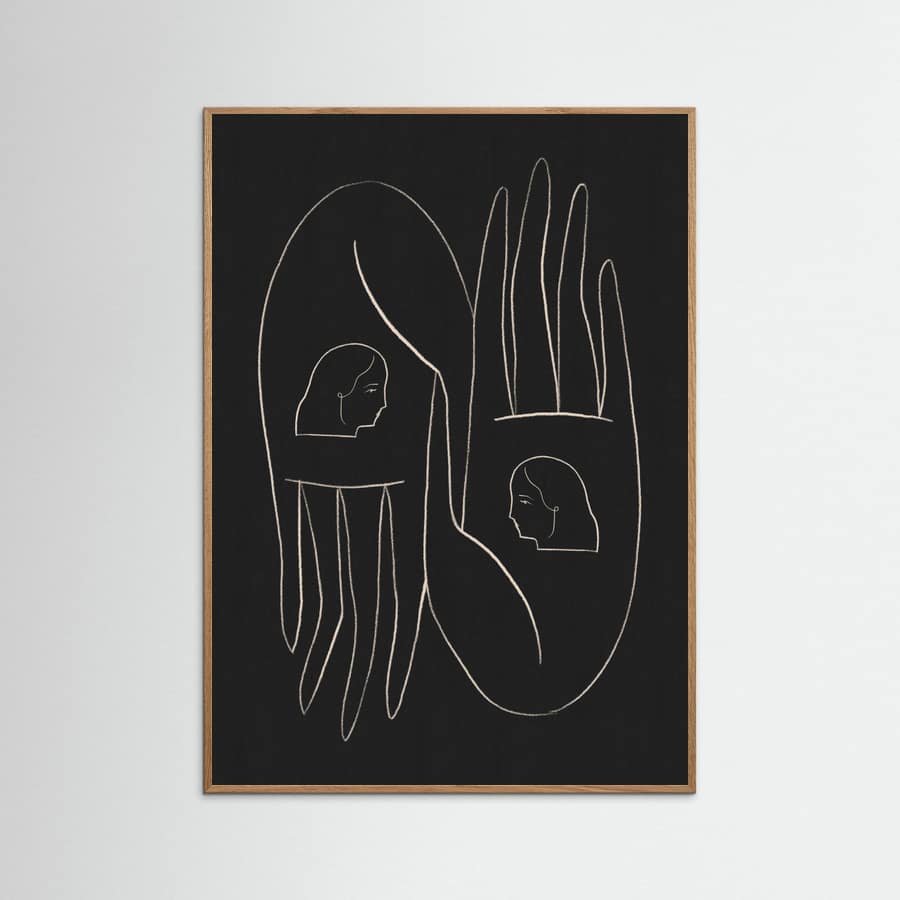 Friendly Hands -juliste – juliste ja taidepainatus