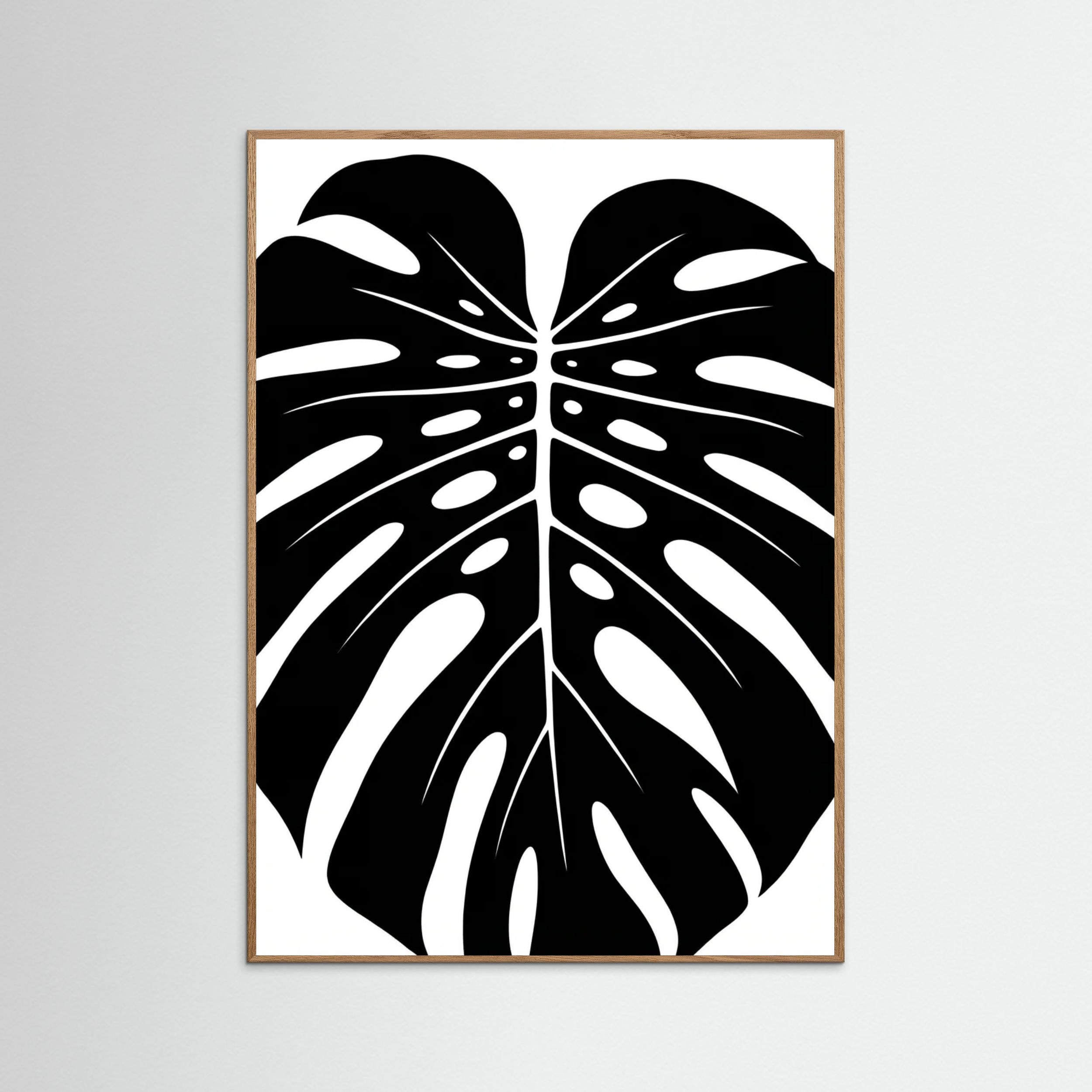 Oak Nature Frond Silhouettes