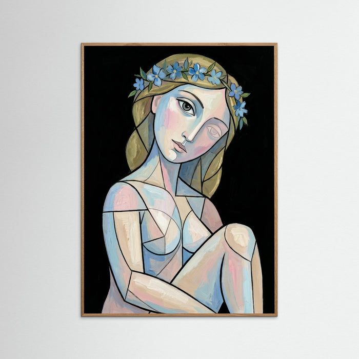 Oak Nature Garlanded Visage