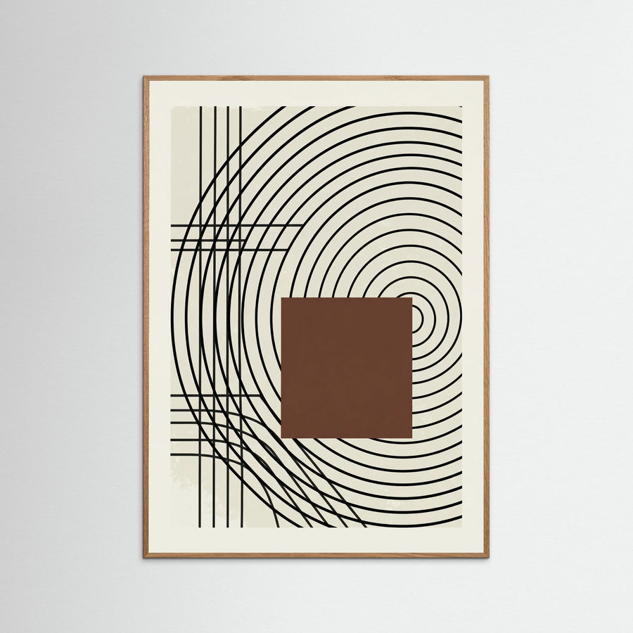 Geometric Harmony Beige