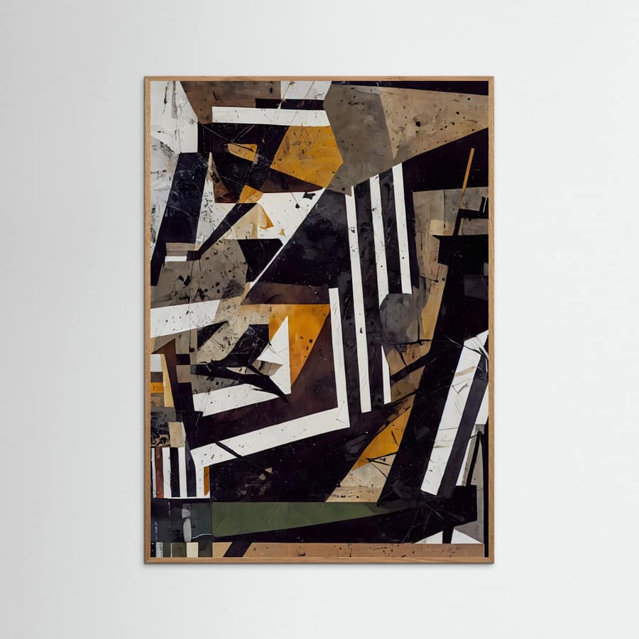 Geometric Tapestry Poster