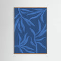 Affiche Ghost Fern 2 Indigo Monochrome – affiche et impression d’art