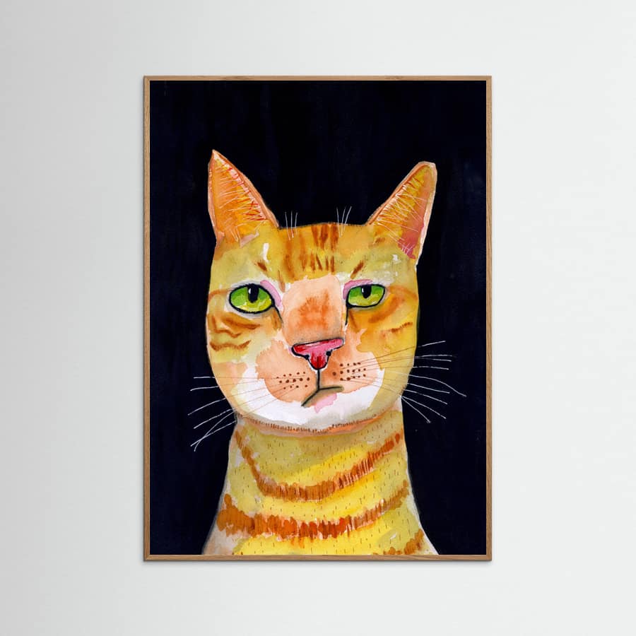 Ginger Cat Poster