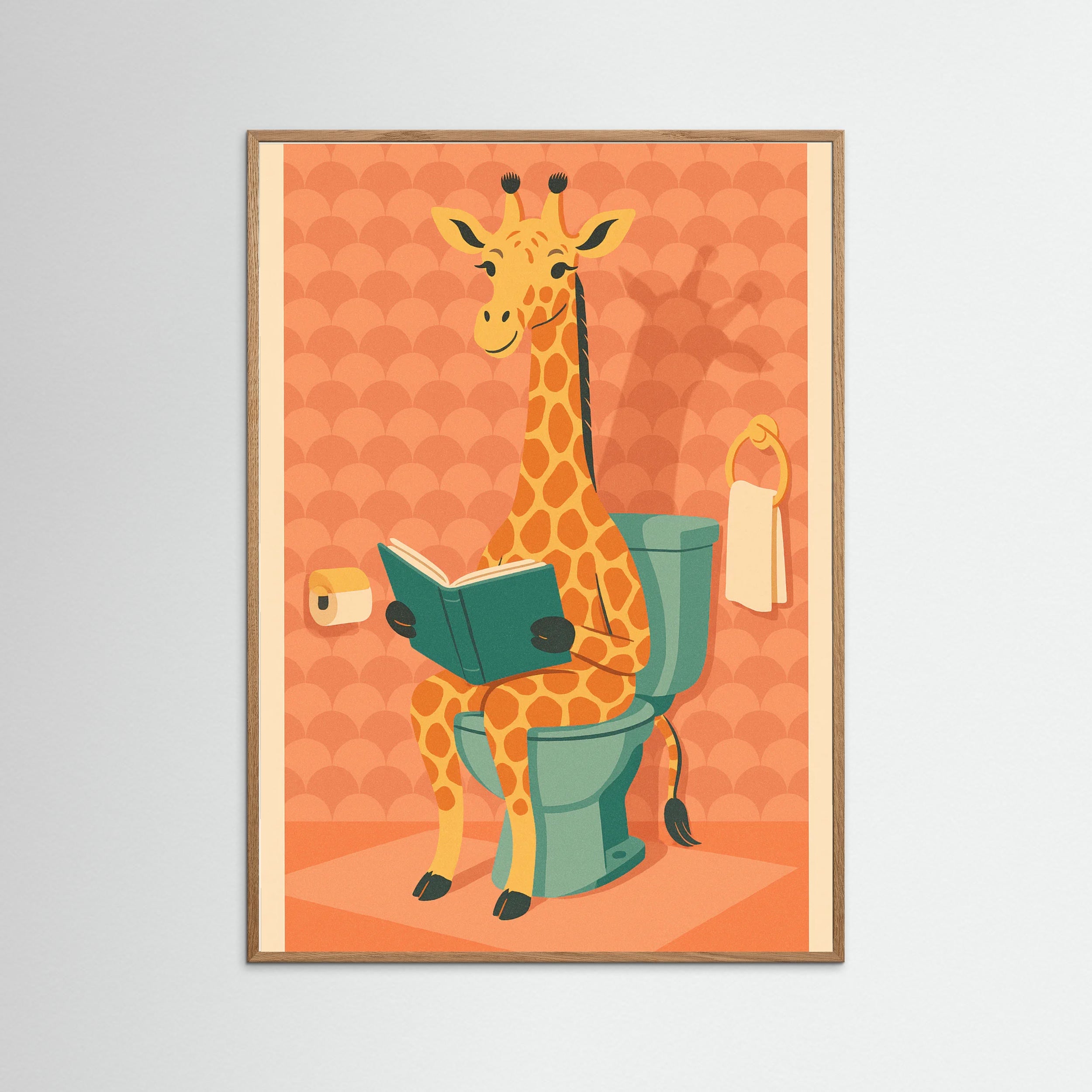 Oak Nature Giraffe Reads
